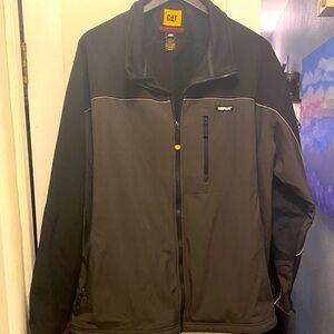 Men's 4xl Caterpillar Black and Gray Jacket